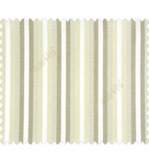 Relaxed contemporary stripes green grey beige shiny base main curtain